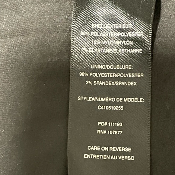 Alice+Olivia Mini Printed V Neck Dress in Black /White ZipClosure at Back Size 0 - Picture 12 of 12